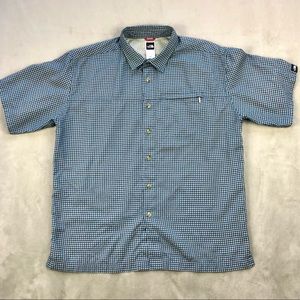 The North Face button down short sleeve shirt L